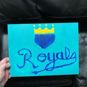 Acrylic royal canvas painting